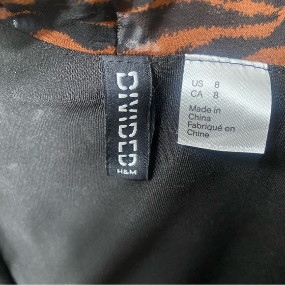 WOMENS 8 WRAP ANIMAL PRINT SUMMER DRESS - Picture 3 of 3